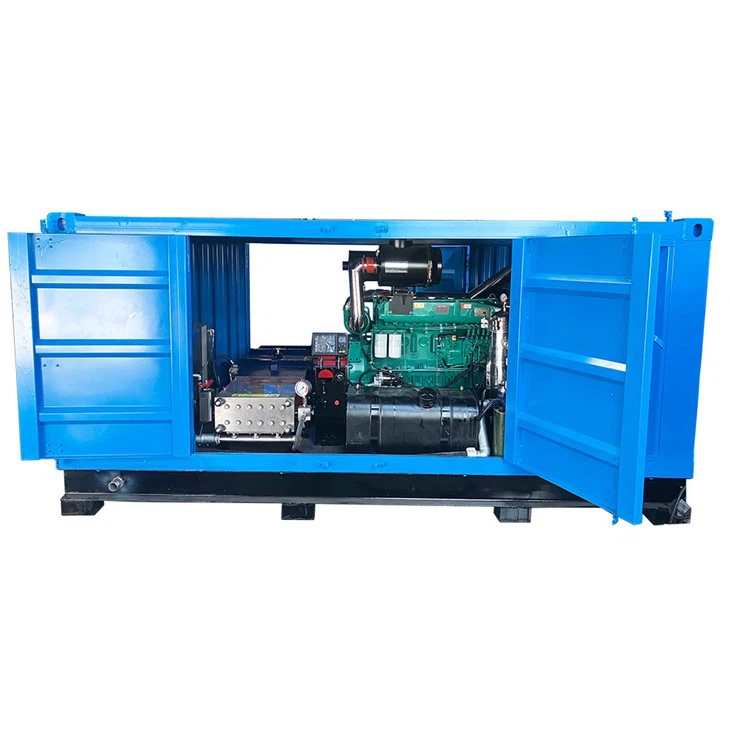 22000psi ısı eşanjörü tüp otomatik temizleme hidro patlama makinesi